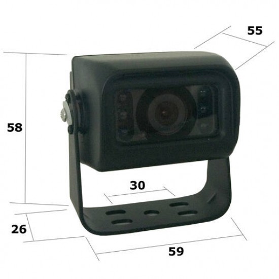 In stock at NZ Supplier (Special Order Only) -  AVS RC53 PAL Heavy Duty Camera with Night View