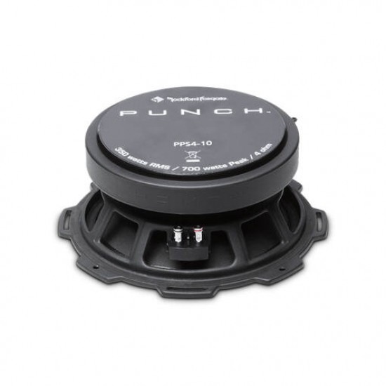 Rockford Fosgate PPS4-10 10" 700W (350W RMS) 4 ohm Midrange Car Speaker (1 pc)