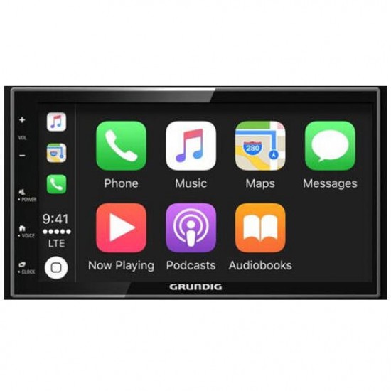 Grundig GX-3800 Apple CarPlay Android Auto Mirroring Bluetooth USB NZ Tuners 3x Pre Outs Car Stereo