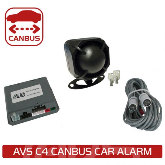 AVS C4 CAN-BUS Car Alarm - Christchurch Installed Only Fitted from $599 (Advanced booking is necessary)