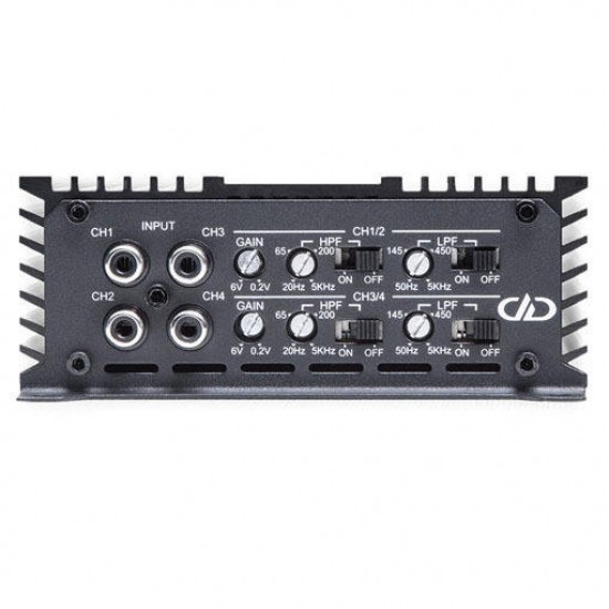 DD Audio D4.100 600W 4/3/2 Channel Car Amplifier