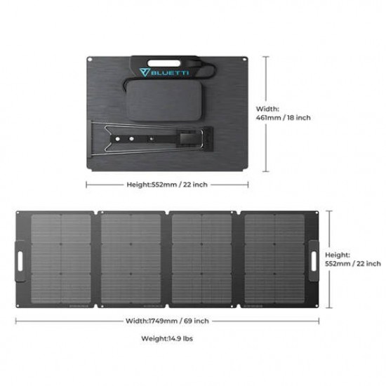 BLUETTI PV120 120W Foldable Solar Panels - In stock at Distribution Centre (Free Shipping)