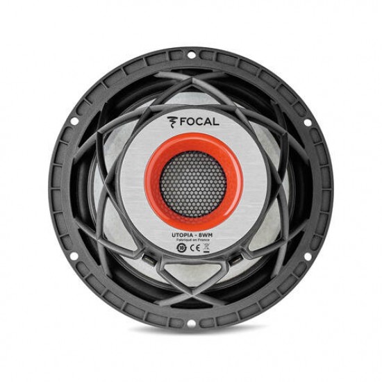 Focal 8WM 8" Utopia M Series 200W (100W RMS) Single 4 ohm Voice Coil Car Subwoofer with Easy Payments