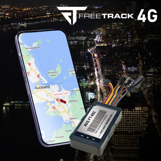 AVS FT802 Freetrack 4G GPS Trackers - Christchurch installed Only Fitted from $399