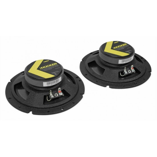 Kicker 46CSS674 6.75" 300W (100W RMS) 2 Way Component Car Speakers (pair)