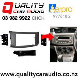 Aerpro 997618G Stereo Fascia Kit for Nissan Pulsar from 2013 (gun metal grey) with Easy Payments