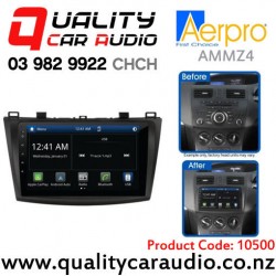 Aerpro AMMZ4 9" Wireless Apple CarPlay Android Auto Bluetooth USB NZ Tuners 2x Pre Outs Car Stereo for Mazda 3 from 2009 to 2013