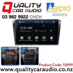 Aerpro AMMZ6 9" Wireless Apple CarPlay Android Auto Bluetooth USB NZ Tuners 2x Pre Outs Car Stereo for Mazda 3 from 2004 to 2009