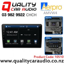 10510 Aerpro AMVW4 10" Wireless Apple CarPlay Android Auto Bluetooth USB NZ Tuners 2x Pre Outs Car Stereo for Volkswagen