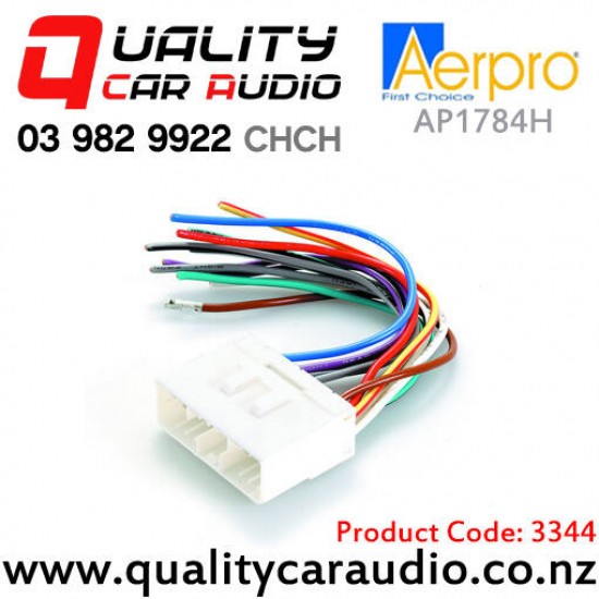 Aerpro AP1784H Harness Plug to Bare Wire for Holden from 1997 to 2003