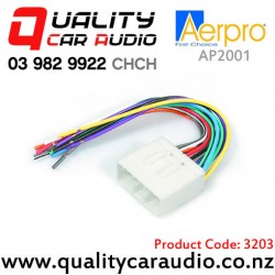 Aerpro AP2001 Subaru ISO Wiring Harness to Bare Wire