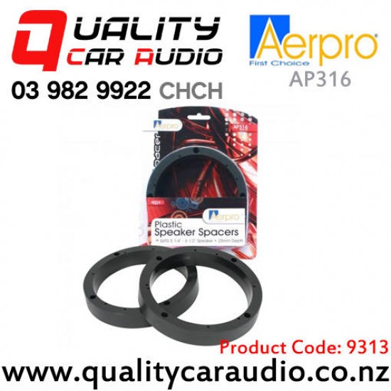Aerpro AP316  5.25 inch to 6.5 inch speaker spacers (pair)