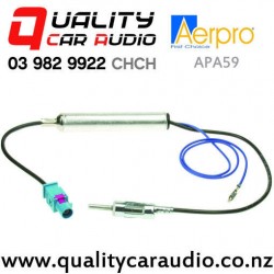 Aerpro APA59 Fakra Male to Universal Male Aerial Booster for Audi from 2002 up with Easy Payments