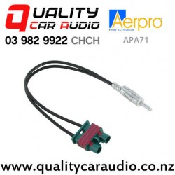 Aerpro APA71 Dual Fakra to Male Standard Aerial Adapter