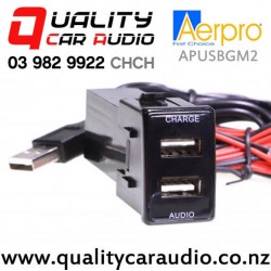 Aerpro APUSBGM2 Dual USB Clip for Holden Isuzu from 2003 to 2012