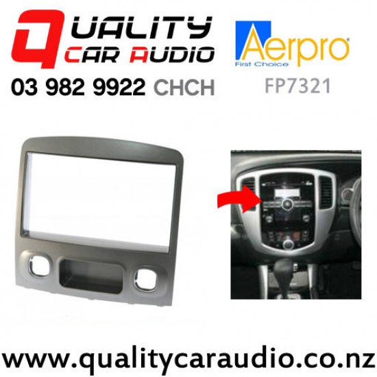 Aerpro FP7321 Stereo Fascia Kit for Ford Escape / Mazda Tribute from 2006 to 2010 (silver) with Easy Payments