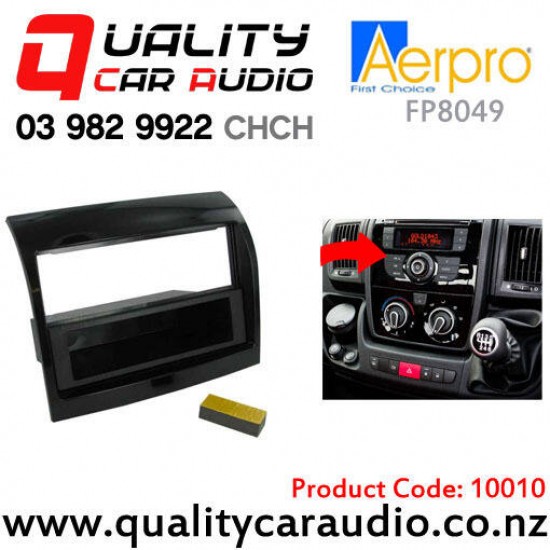 Aerpro FP8049 Stereo Fascia Kit for Fiat Ducato from 2012 to 2014 (gloss black)