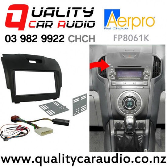 Aerpro FP8061K Stereo Installation Kit for Holden Colorado (Black) from 2012 to 2014