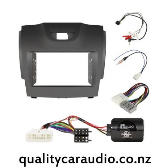 Aerpro FP8063GK Stereo Installation Kit for Holden Colorado, ISUZU D-Max & MU-X (grey)