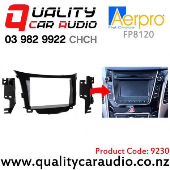 Aerpro FP8120 Stereo Fascia Kit for Hyundai i30 from 2012 to 2017 (gloss black)