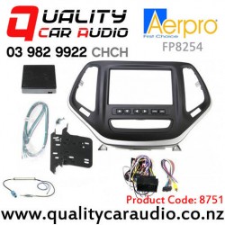 Aerpro FP8254 Stereo Installation Kit for Jeep Cherokee from 2015 (black & silver)