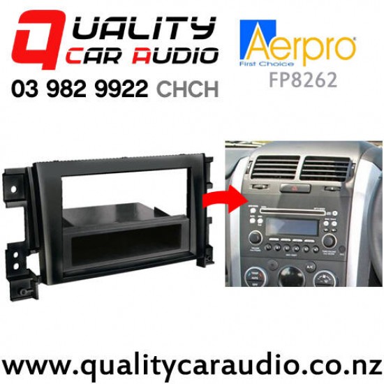 Aerpro FP8262 Stereo Fascia Kit for Suzuki Grand Vitara from 2005 to 2013 with Easy Payments