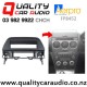 Aerpro FP8452 Single Din Stereo Facial Kit for Mazda 6 Atenza 2002 to 2008 (Black)