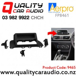 Aerpro FP8461 Single Din Stereo Fascia Kit for Mazda 3 from 2013 to 2016 (textured black)