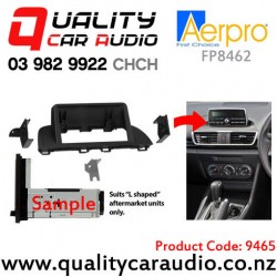 Aerpro FP8462 Double Din Stereo Fascia Kit for Mazda 3 from 2013 to 2016 (L Shape Only)
