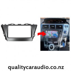 10720 Aerpro FP8569 Stereo Fascia Kit for Toyota Prius V from 2012 to 2019 (black)