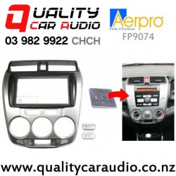 Aerpro FP9074 Stereo Fascia Kit for Honda City from 2009 to 2012 (silver) with Easy Payments