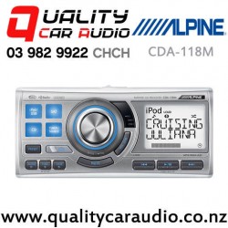 Alpine CDA-118M iPod CD USB 3x Pre Outs Marine Media Receiver with Easy Finance