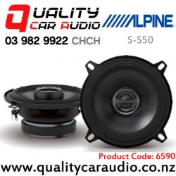 Alpine S-S50 5.25" 170W (55W RMS) 2 Way Coaxial Car Speakers (pair)
