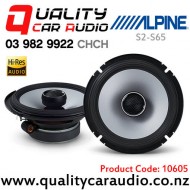 Alpine S2-S65 6.5" 240W (80W RMS) 2 Way Coaxial Car Speakers (pair)