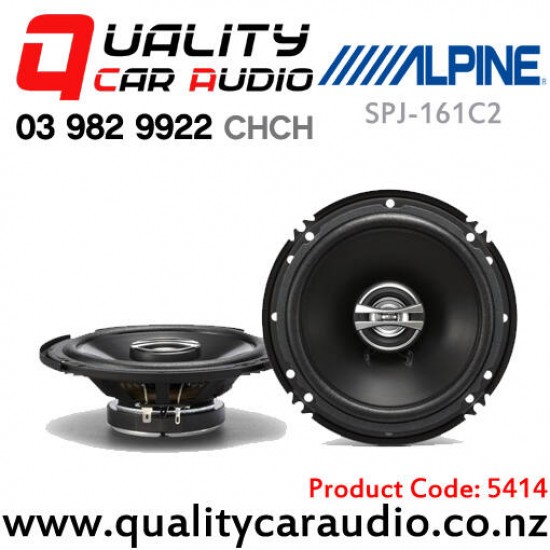 Alpine SPJ-161C2 6" 250W (50W RMS) 2 Ways Coaxial Car Speakers (pair)