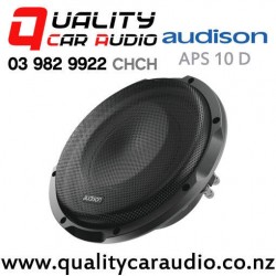 Audison APS 10 D 10" 800W (400W RMS) Dual 4 ohm Voice Coil Car Subwoofer with Grille - In Stock At Distribution Centre