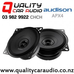 Audison APX4 4" 120W (40W RMS) 2 Way Coaxial Car Speakers (pair)