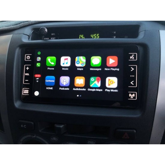 Mongoose Q7CA-T 7" Wired Apple CarPlay and Wired Android Auto USB NZ Tuners Car Stereo for Toyota 200mm