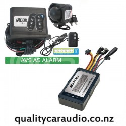 AVS A5 x2 Immobilisers 5 Stars Car Alarm + AVS AVSFT802 4G GPS Tracker - Christchurch Installed Only Fitted from $1019