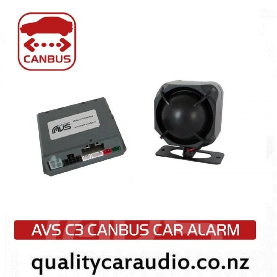 AVS C3 CAN-BUS Car Alarm - Christchurch Installed Only Fitted From $499 (Advanced booking is necessary)