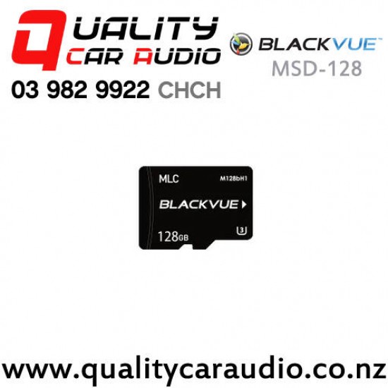 In stock at NZ Supplier (Special Order Only) - BlackVue MSD-128 MicroSD Card for BlackVue Dashcam (128GB)