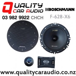 Boschmann F-628-X6 6.5" 250W (80W RMS) 2 Way Component Car Speakers (pair)