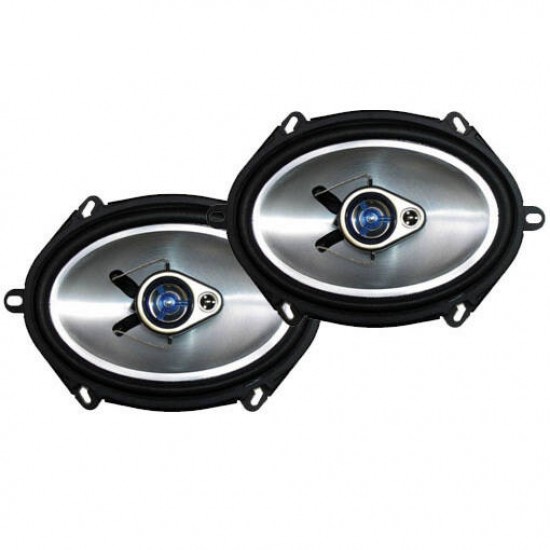 Boschmann PR5700V 5x7", 6x8" 180W (60W RMS) 3 Way Coaxial Car Speakers (pair)