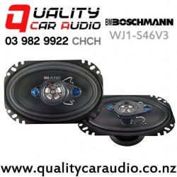 Boschmann WJ1-S46V3 4x6" 210W (70W RMS) 3 Way Coaxial Car Speakers (pair)