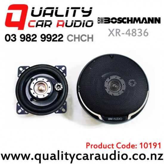 10191 Boschmann XR-4836 4" 270W (90W RMS) 3 Way Coaxial Car Speakers (pair)