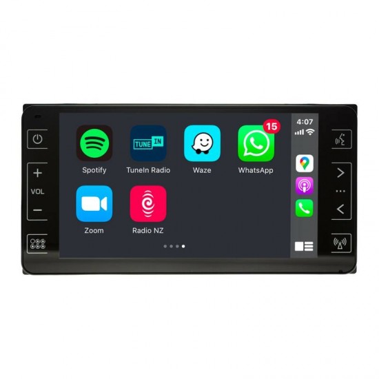 10083 QCA-585 Wireless Apple CarPlay and Android Auto Bluetooth USB NZ Tuners for Toyota 200mm