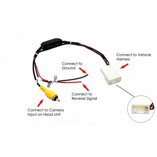 Connects2 CAM-TY1-RT OEM Camera Retention Interface for Toyota from 2014 (16 Pins)