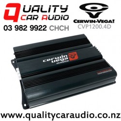 Cerwin Vega CVP1200.4D 1200W 4 Channel Class A/B Car Amplifier - In Stock At Distribution Centre
