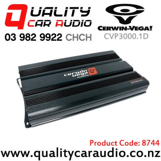 Cerwin Vega CVP3000.1D 3000W Mono Channel Class A/B Car Amplifier - In Stock At Distribution Centre