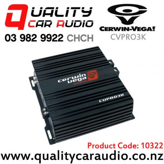 Cerwin Vega CVPRO3K 2050W RMS Mono Channel Class D Car Amplifier